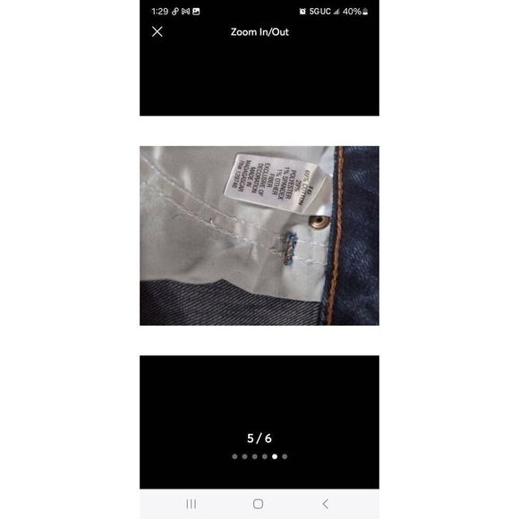 Blue Mountain NWT SIze 16 Straight leg 5 pocket jeans - Picture 5 of 6